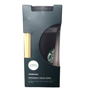 Starbucks CU University of Colorado Buffaloes 24 oz Reusable Cold Cups Set Of 5